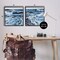 Stupell Industries Breaking Ocean Waves 2 pc Framed Giclee Wall Art Set Design by Melissa Wang